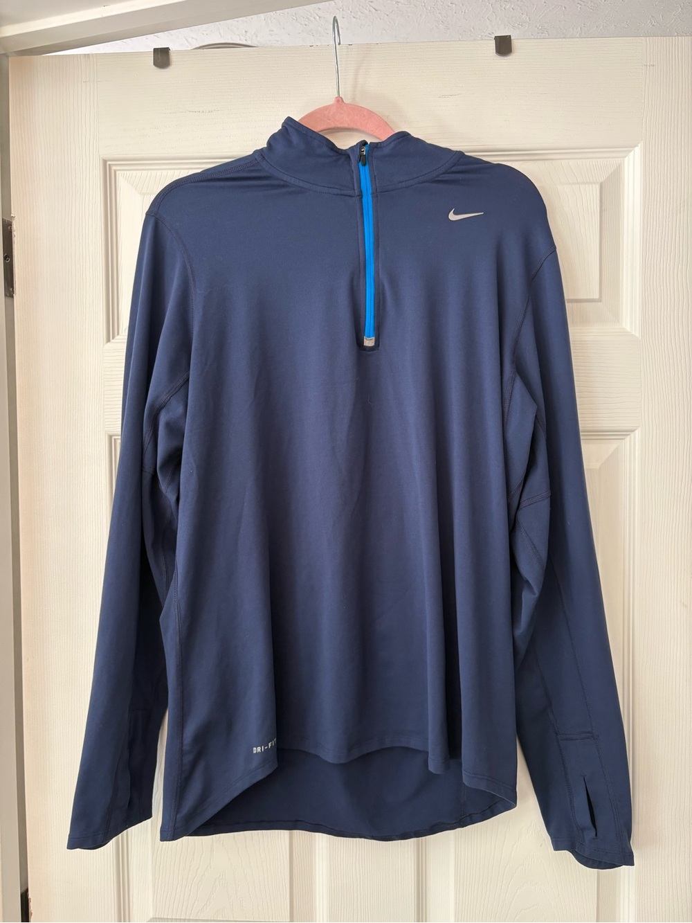 Nike Navy Athletic Quarter-Zip Pullover